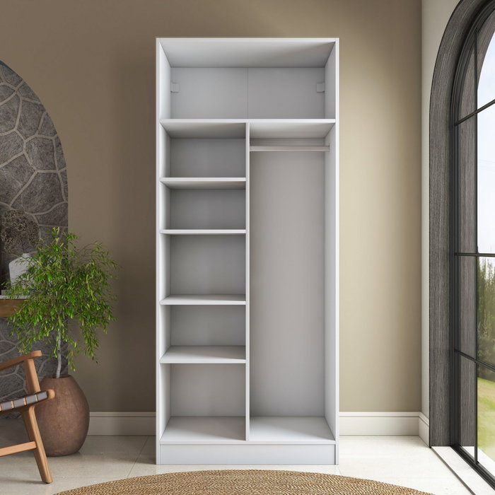 Hanah Home Armario BA224 - 4641 Blanco